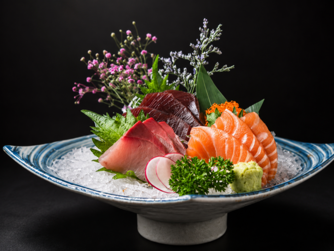 Sushi and sashimi served at Haru Japanese Restaurant in Middleton