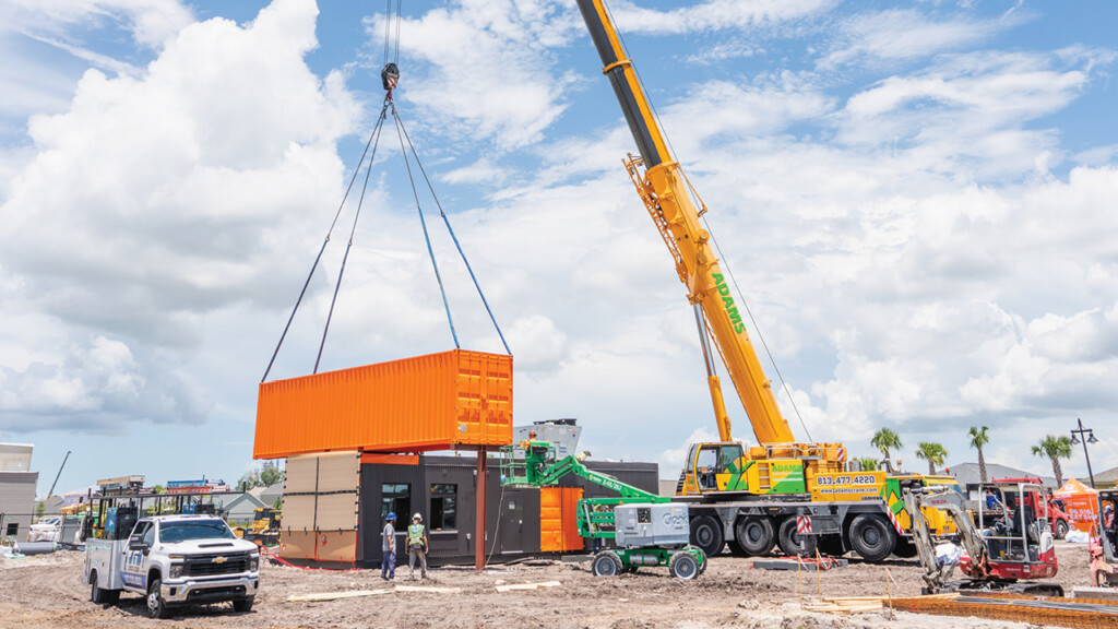 Smalls Sliders construction reaches a visible milestone in Middleton